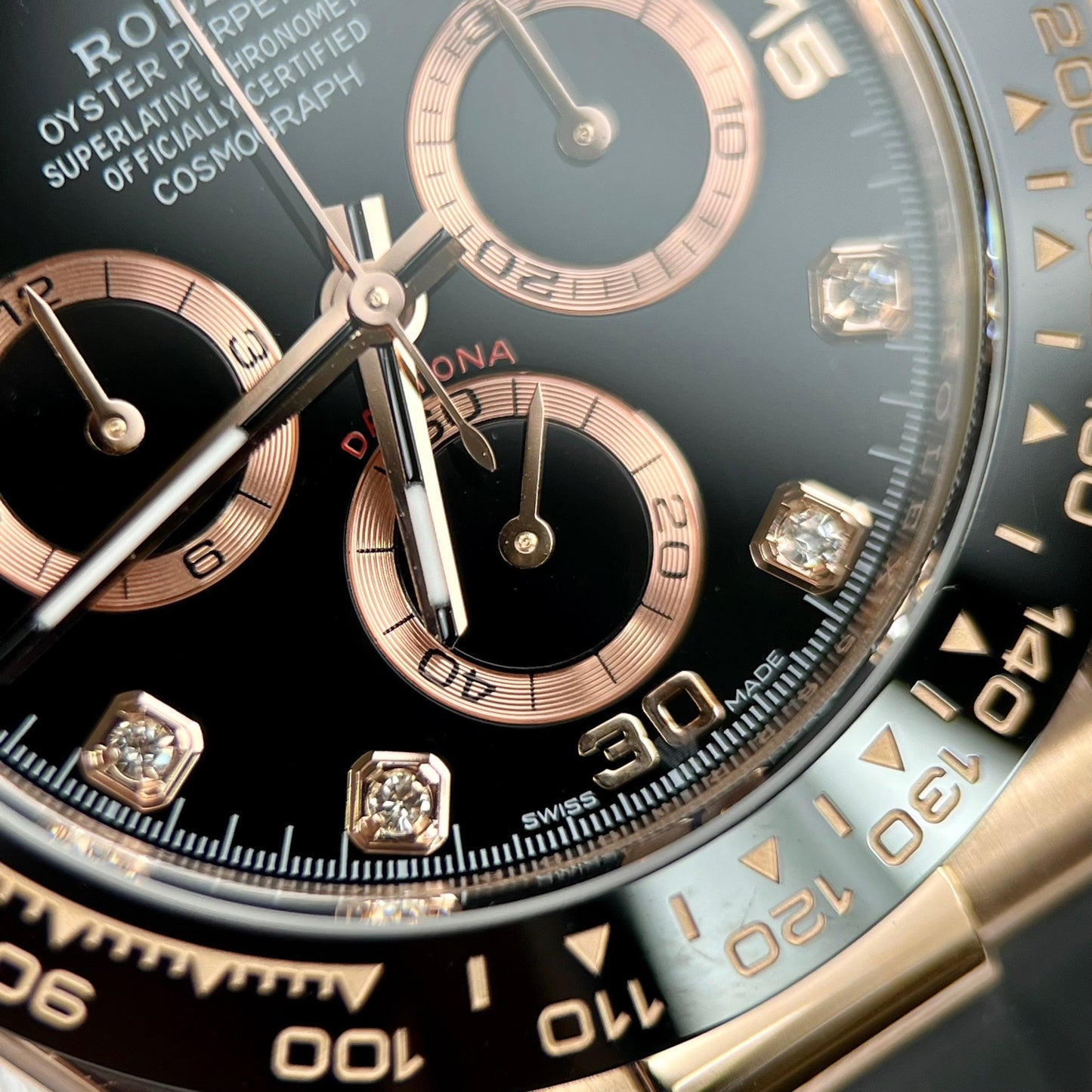 Rolex Cosmograph Daytona M116515ln-0057 personnalisé en or 18 carats rempli de BT Factory