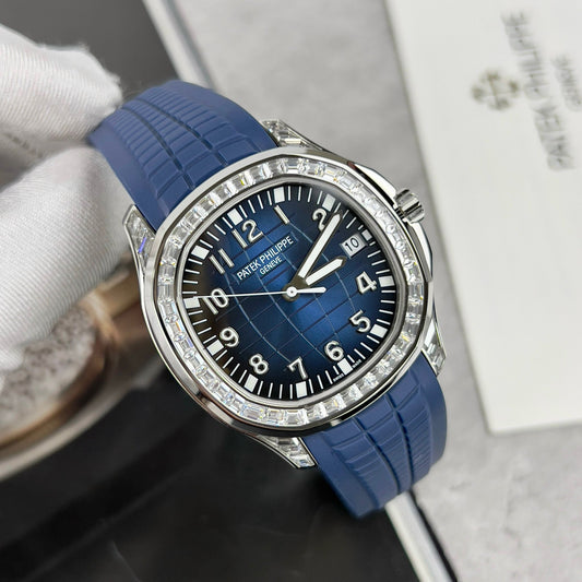 Patek Philippe Aquanaut 5168G-001 Meilleure édition 1:1 3K Mossanite personnalisée en usine