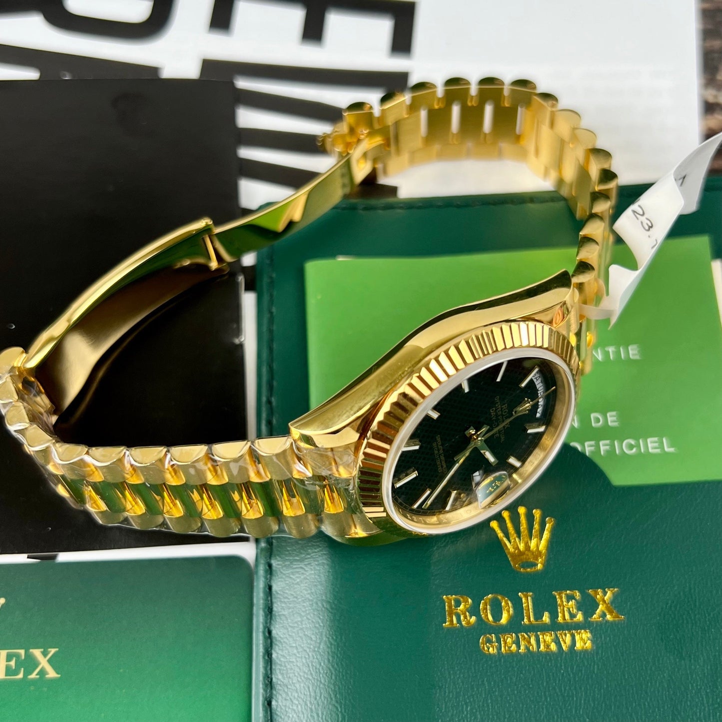 Rolex Day-Date 40 Gold 228238-0007 Mejor edición 1:1 recubierto de oro amarillo de 18 k, 130 gramos