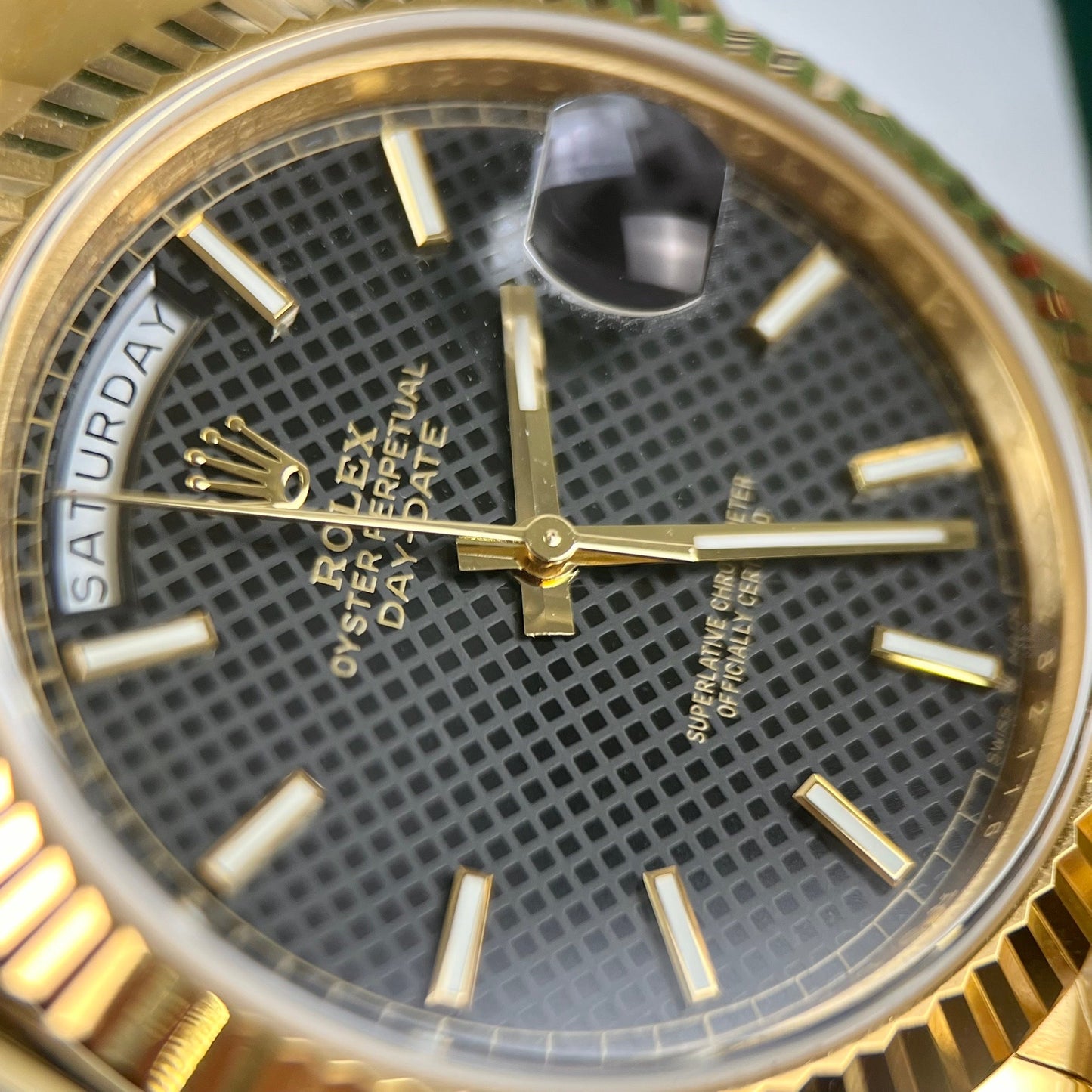 Rolex Day-Date 40 Gold 228238-0007 Mejor edición 1:1 recubierto de oro amarillo de 18 k, 130 gramos