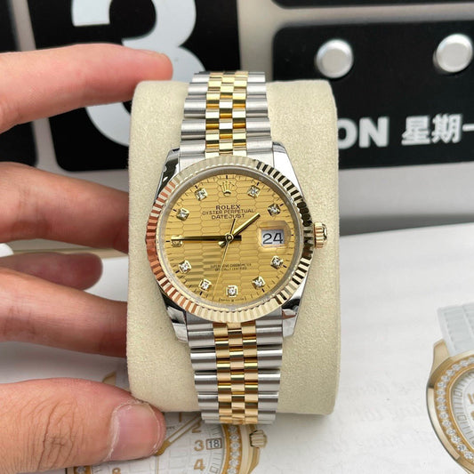 Rolex Datejust 36 126233 GM Factory 1:1 Meilleure édition en or 18 carats rempli 36 mm