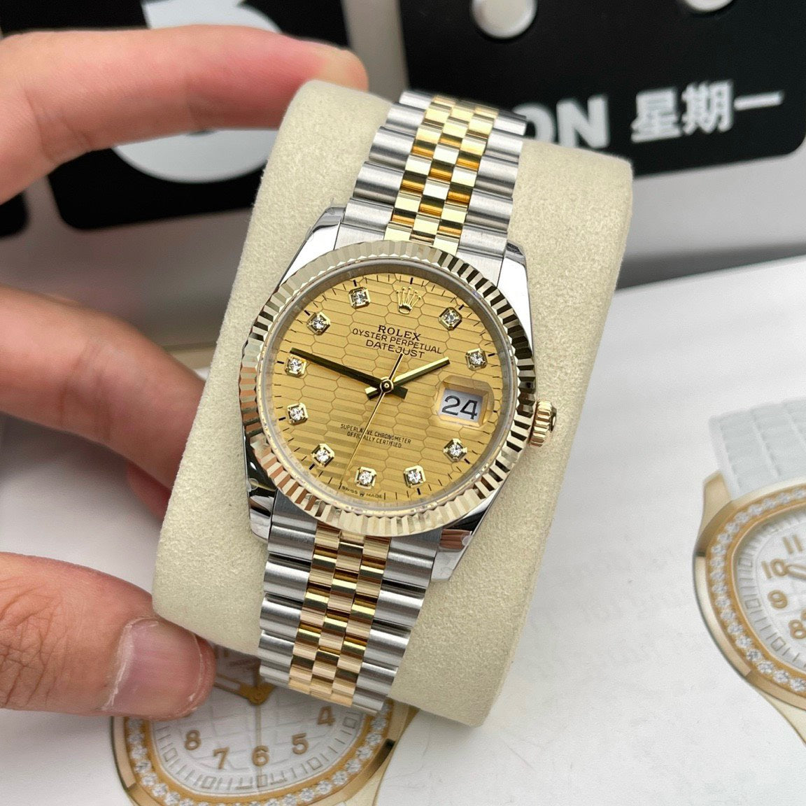 Rolex Datejust 36 126233 GM Factory 1:1 Best Edition 18K Gold Filled 36mm