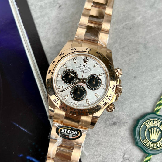 Rolex Daytona 116505 Rose Gold Chronograph 40mm Best 1:1 Edition meteorite dial BT Factory