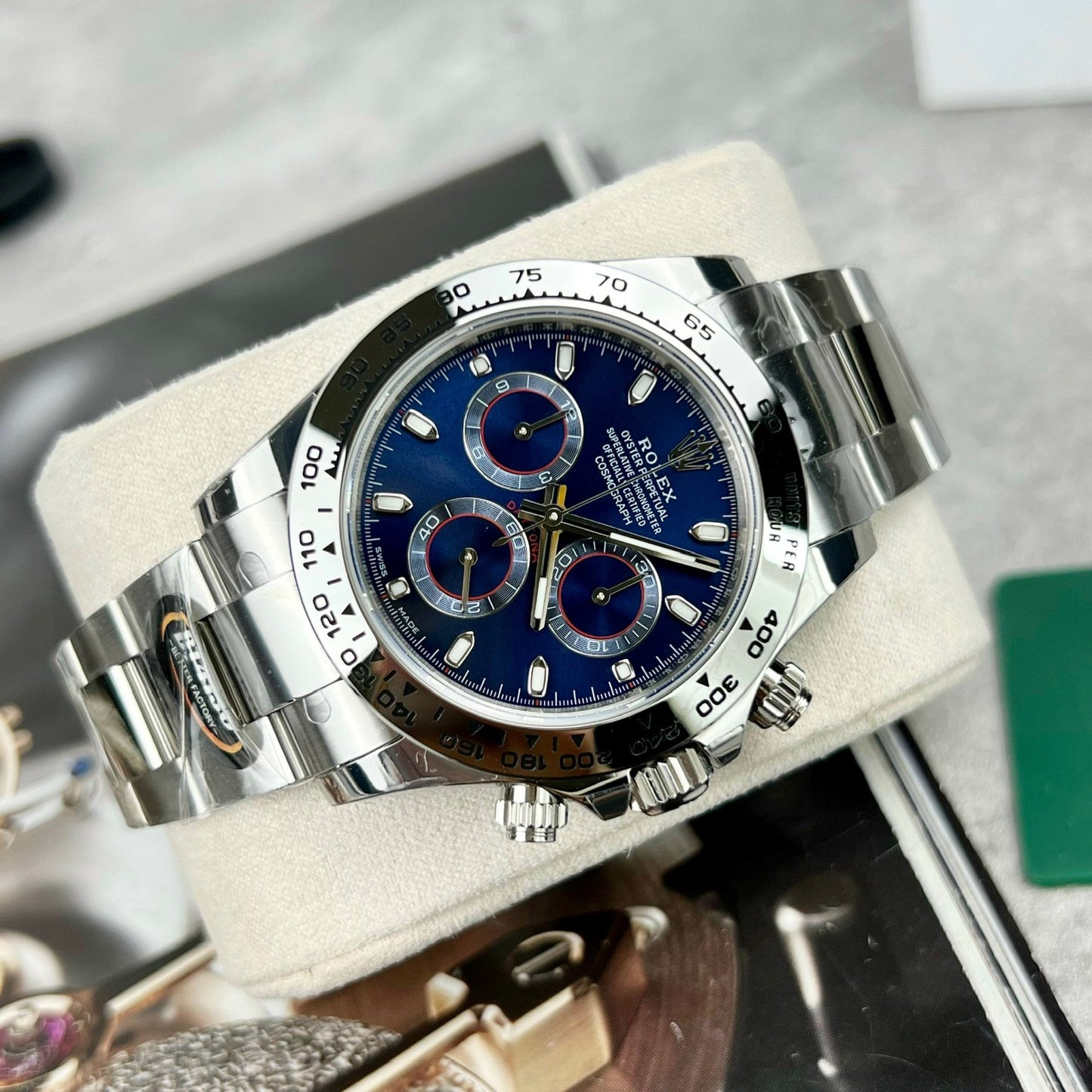 Rolex Cosmograph Daytona M116509-0071 1:1 Best Edition BT Factory blaues Zifferblatt