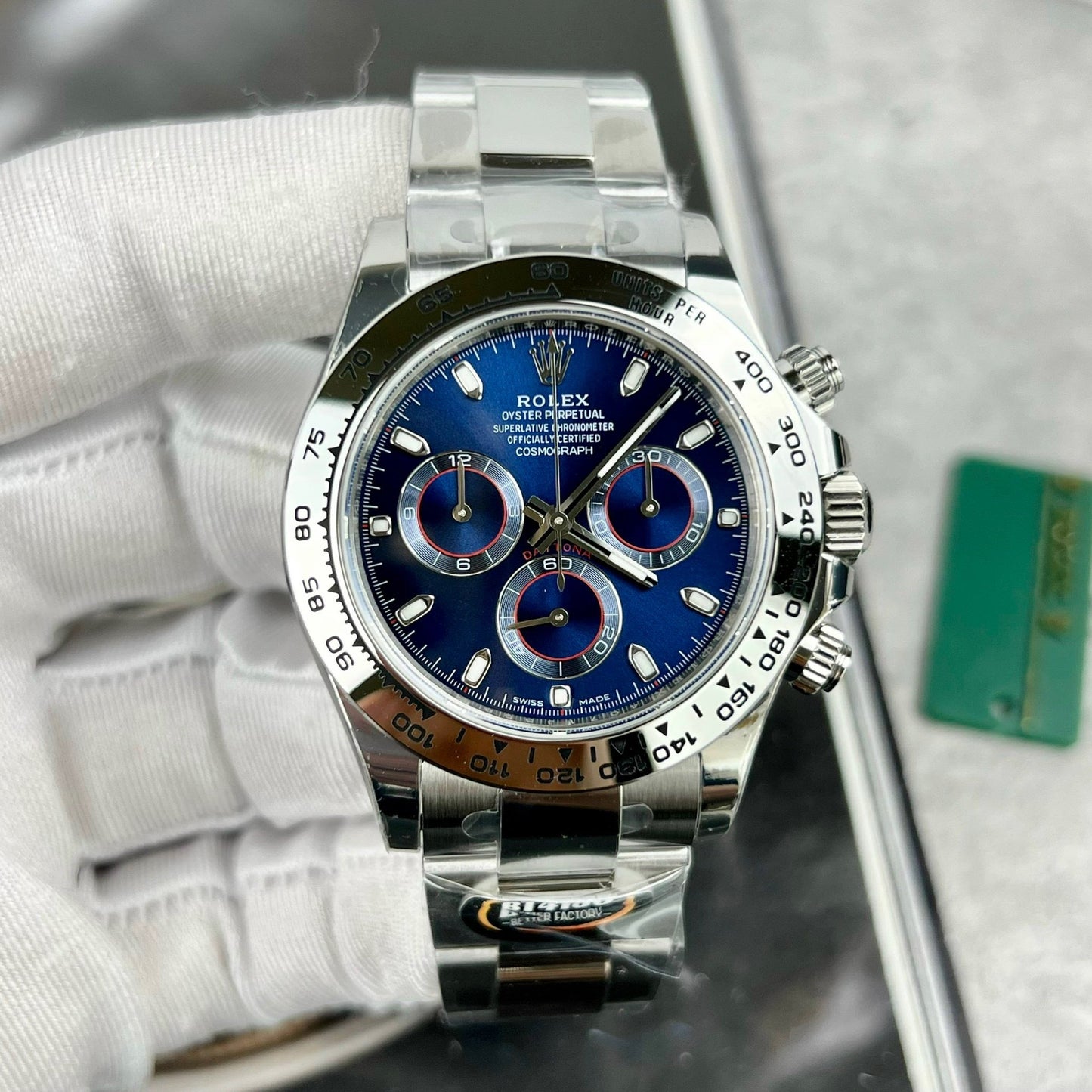 Rolex Cosmograph Daytona M116509-0071 1:1 Best Edition BT Factory blaues Zifferblatt