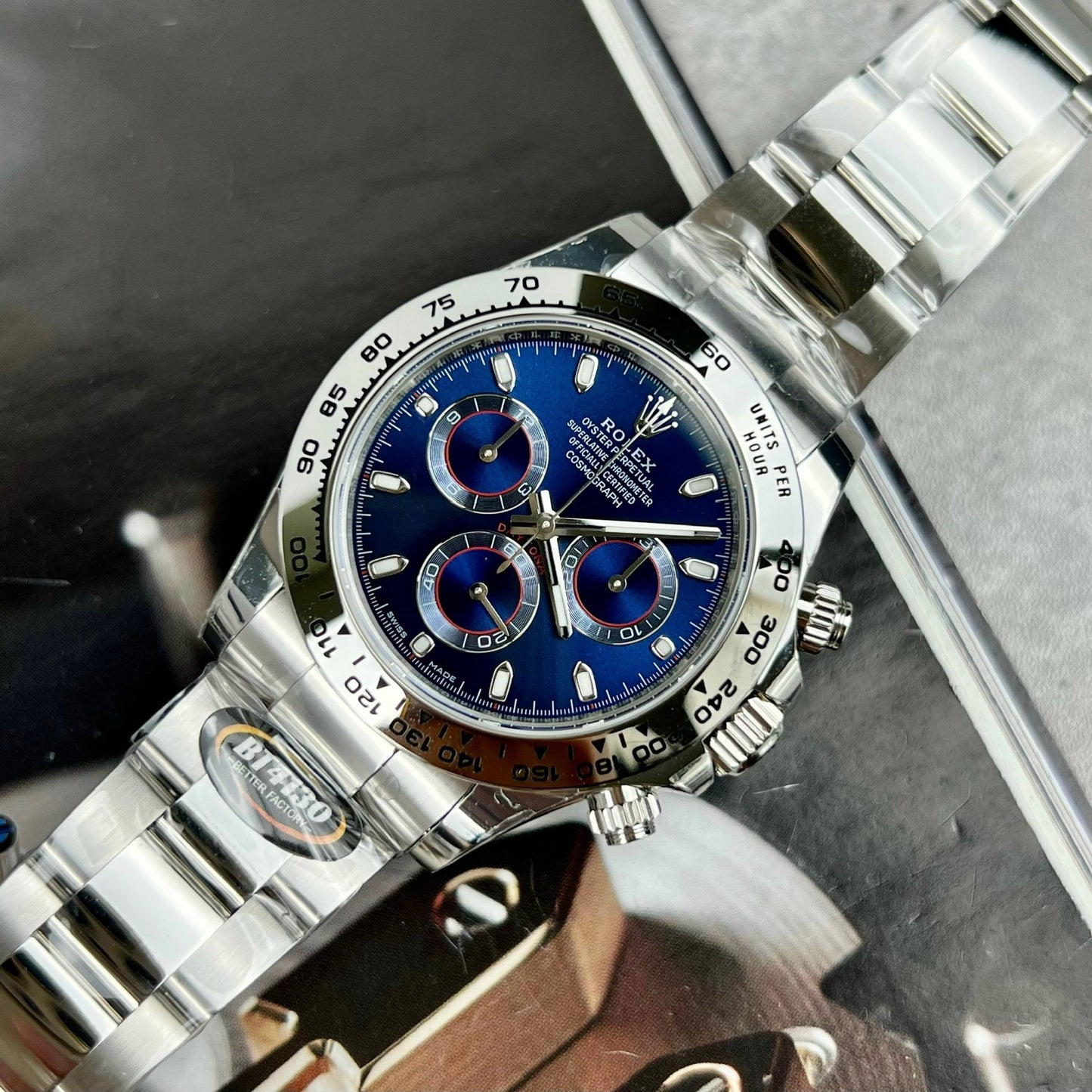 Rolex Cosmograph Daytona M116509-0071 1:1 Best Edition BT Factory blaues Zifferblatt