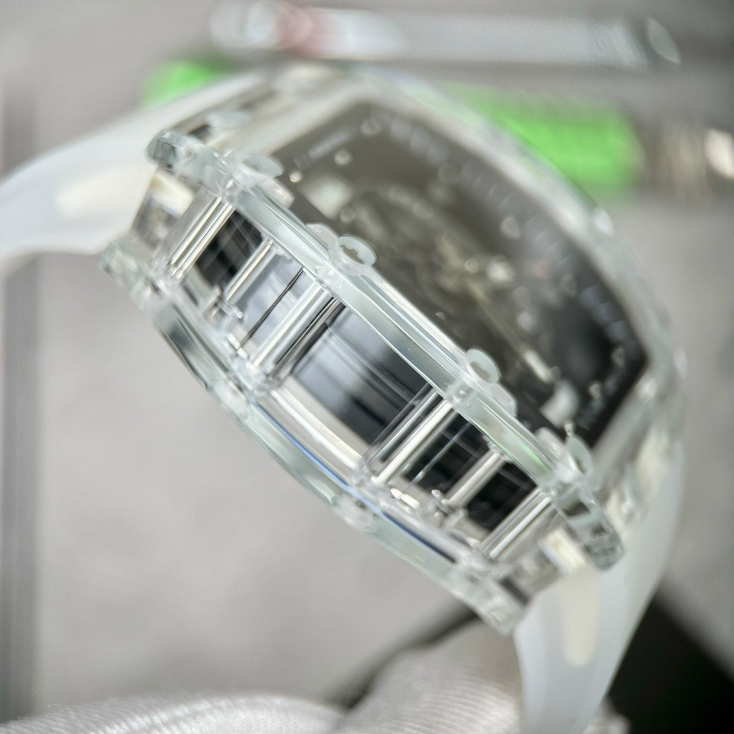 Richard Mille RM055 1:1 Meilleure édition RM Factory Boîtier Saphire