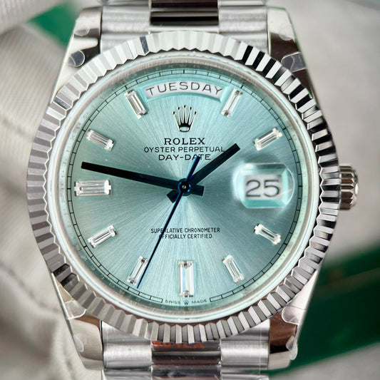 Rolex Day Date M228239 1:1 Meilleure édition GM Factory V2 Cadran Tiffany bleu