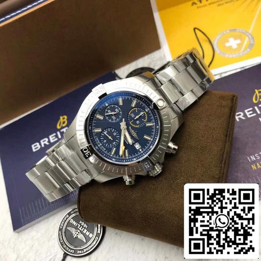 Breitling Avenger Chronograph 45 A13317101C1A1- Movimento originale svizzero Miglior edizione 1:1