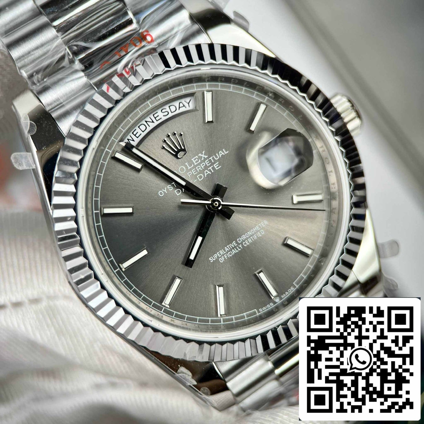 Rolex Day-Date M228236-0013 Cadran ardoise platine Meilleure édition 1:1 GM Factory V2