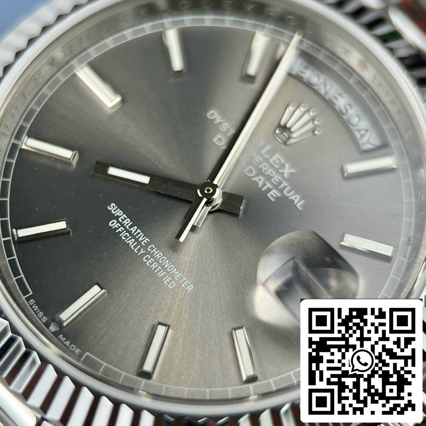 Rolex Day-Date M228236-0013 Cadran ardoise platine Meilleure édition 1:1 GM Factory V2