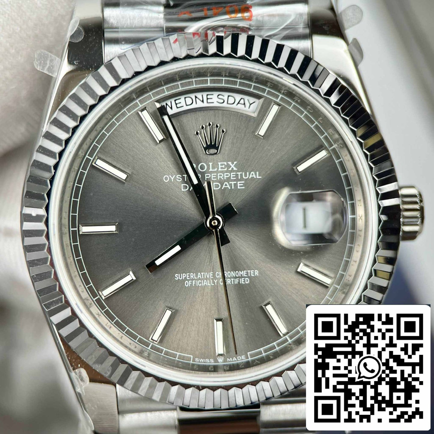 Rolex Day-Date M228236-0013 Cadran ardoise platine Meilleure édition 1:1 GM Factory V2