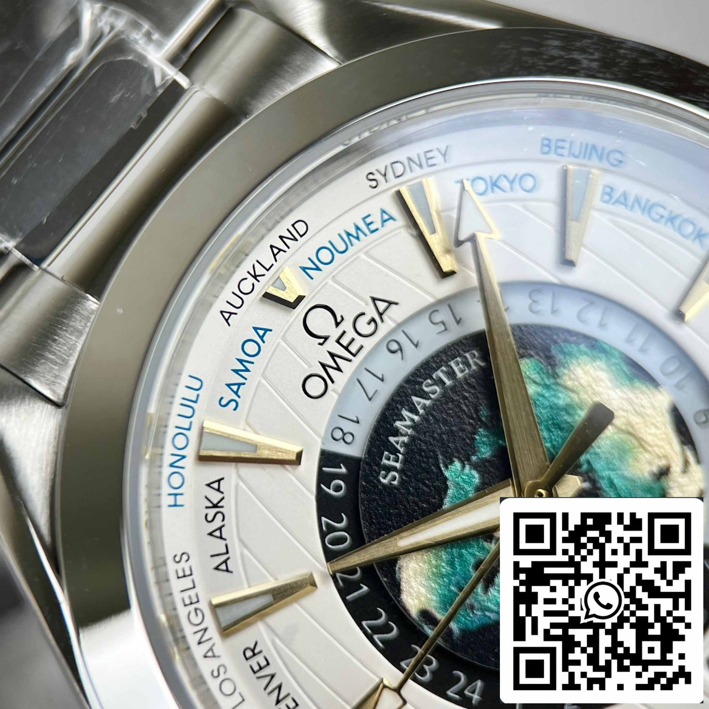 Omega Seamaster 220.93.43.22.99.001 Aqua-Terra Worldtimer 43 - Best 1:1 Edition