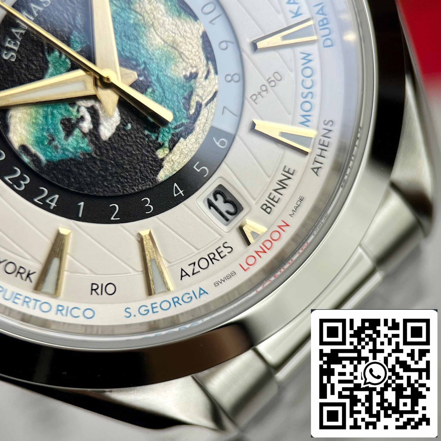 Omega Seamaster 220.93.43.22.99.001 Aqua-Terra Worldtimer 43 - Best 1:1 Edition