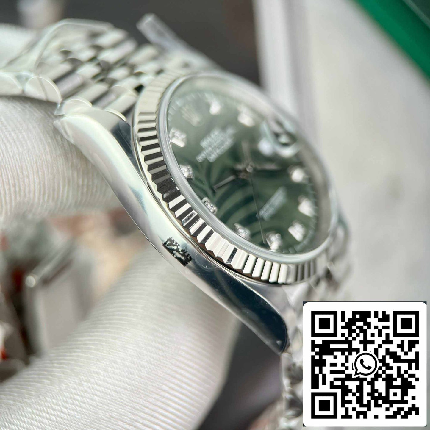 Rolex Datejust M126234-0055 36MM 1:1 Melhor Edição Clean Factory Mostrador Verde