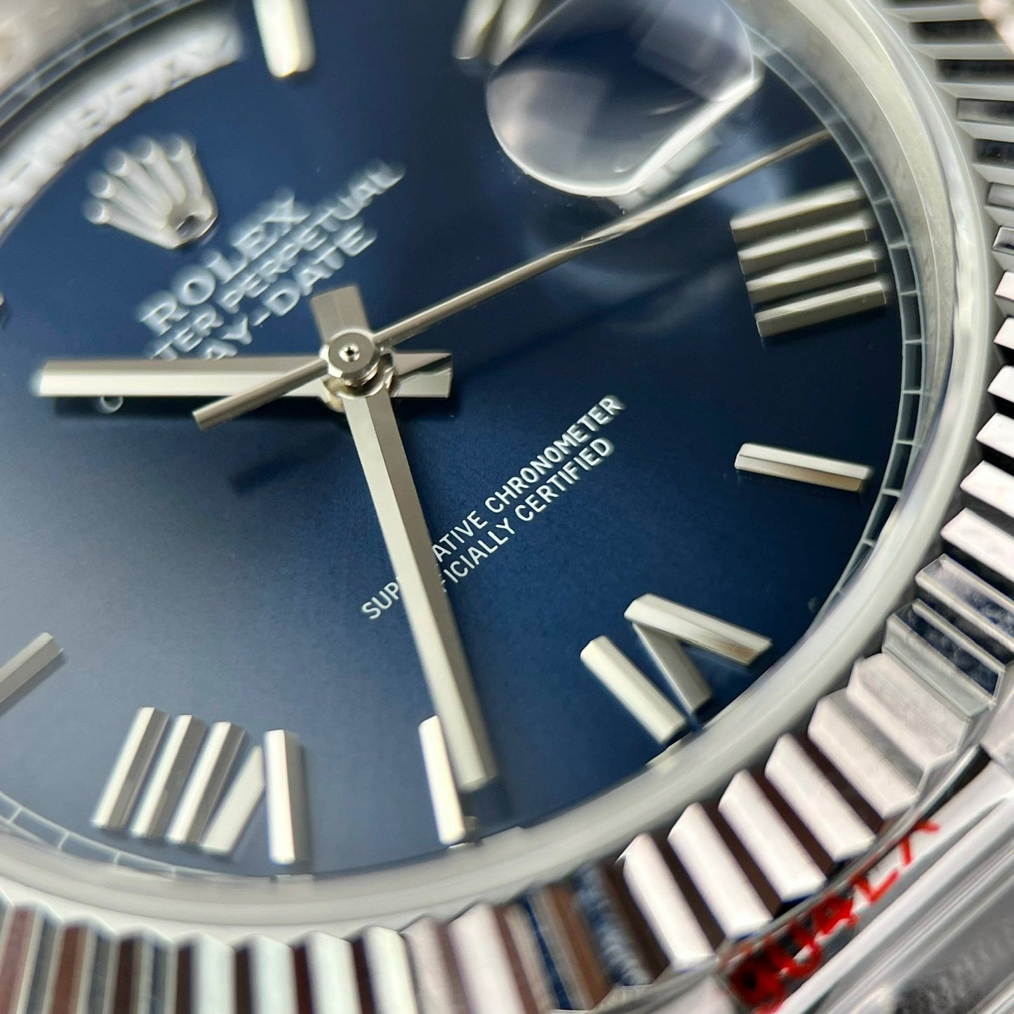 Rolex Day Date M228236-0007 1:1 Meilleure édition GM Factory V2 Cadran bleu