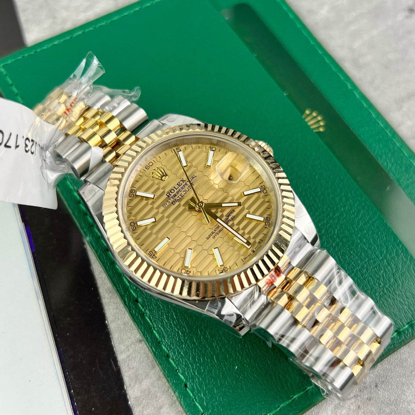 Rolex Datejust 41 126333-0022 Meilleure édition 1:1 enveloppée d'or 18 carats