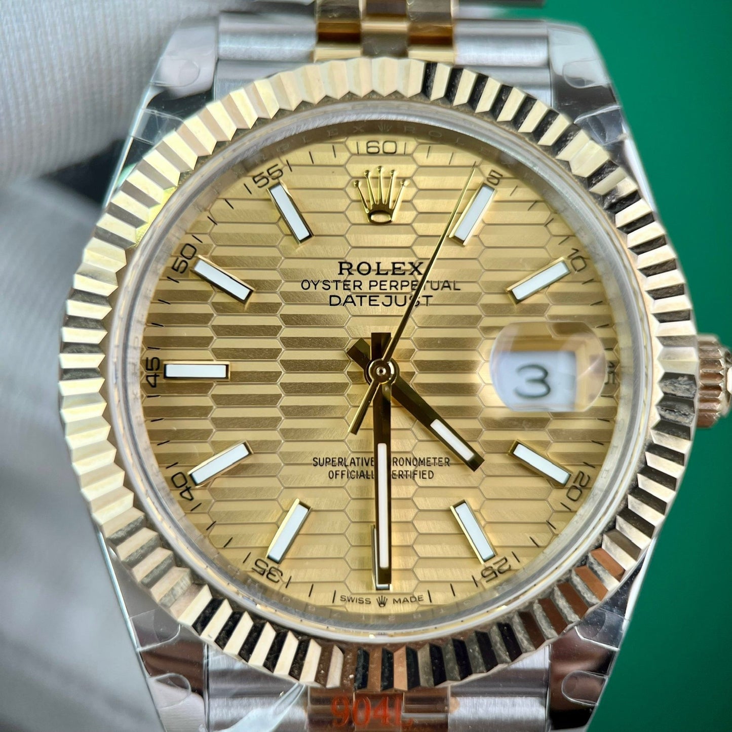 Rolex Datejust 41 126333-0022 Meilleure édition 1:1 enveloppée d'or 18 carats