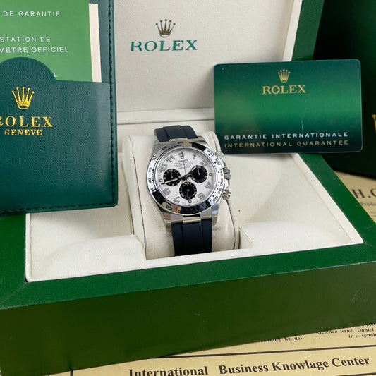 Rolex Cosmograph Daytona 116519 1:1 Meilleure édition Clean Factory Cadran blanc argenté