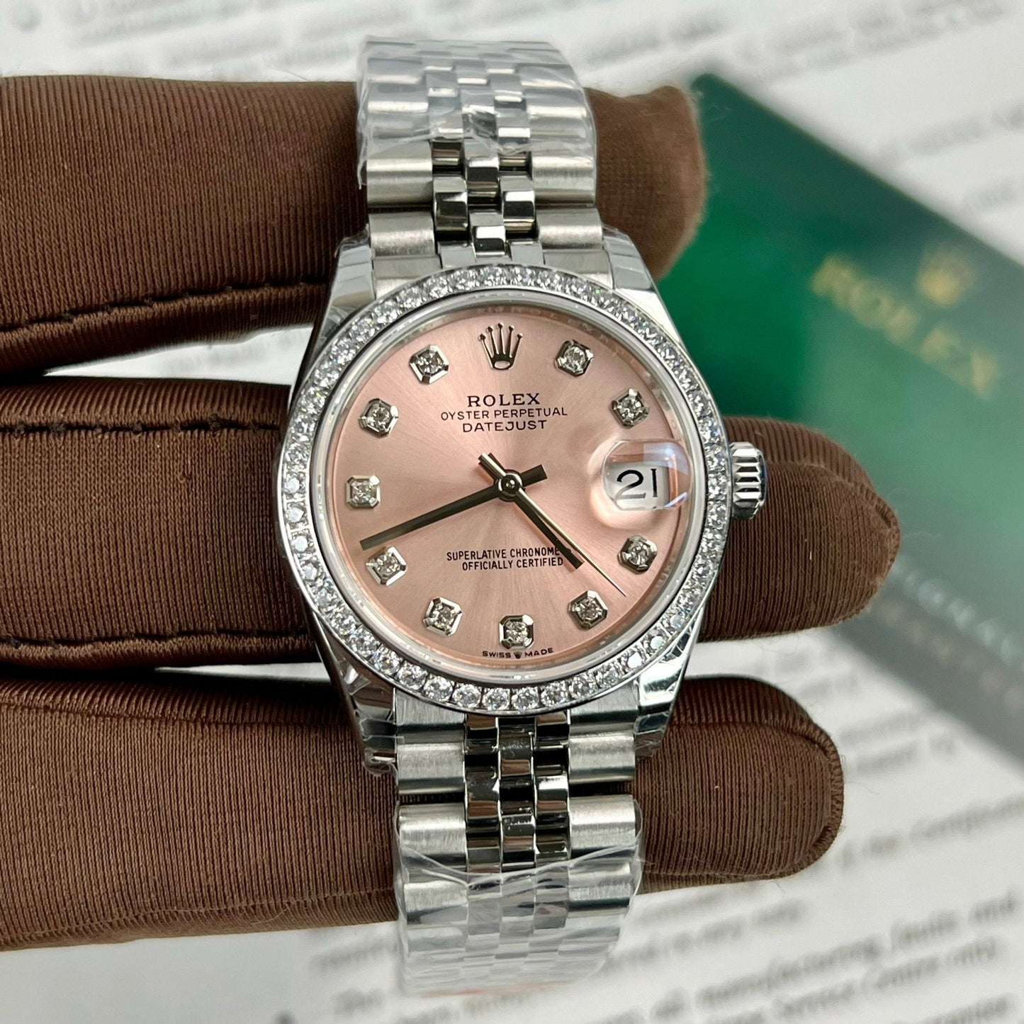 Rolex Lady-Datejust M279384RBR-0003 Oystersteel 1:1 Best Edition EW Factory