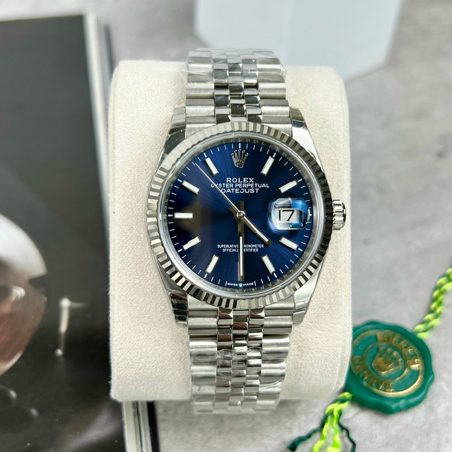 Rolex Datejust M126234-0017 Oystersteel 1:1 Meilleure édition EW Factory Cadran bleu