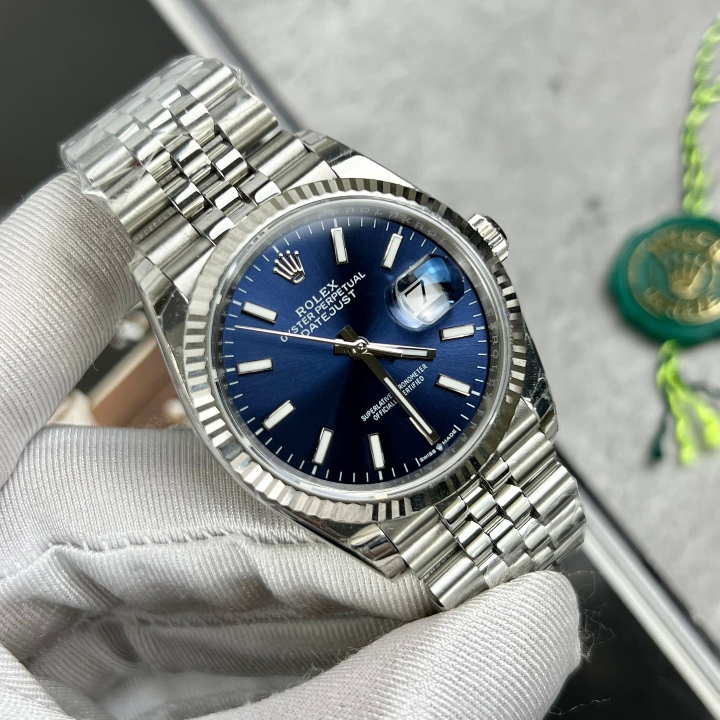 Rolex Datejust M126234-0017 Oystersteel 1:1 Meilleure édition EW Factory Cadran bleu