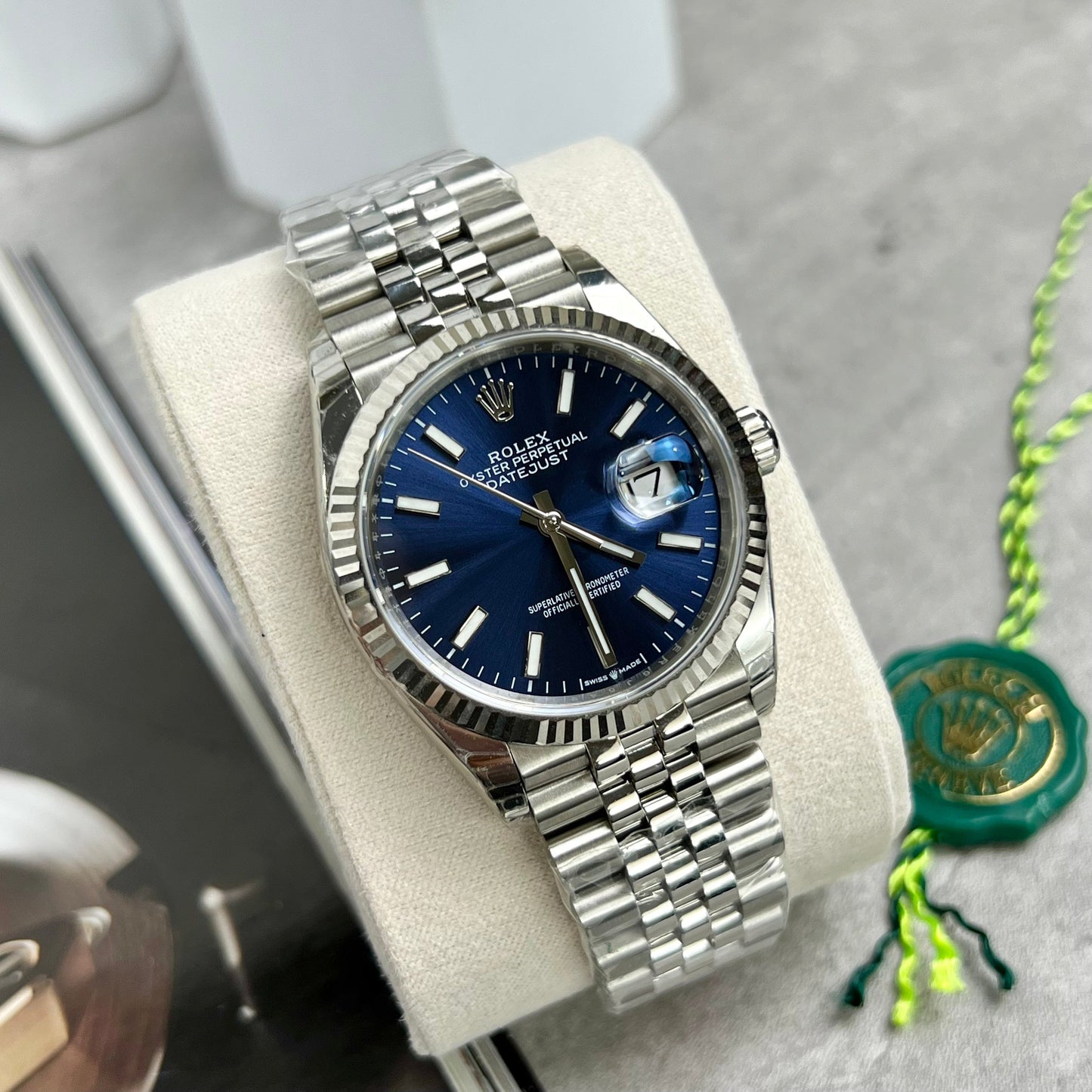 Rolex Datejust M126234-0017 Oystersteel 1:1 Meilleure édition EW Factory Cadran bleu