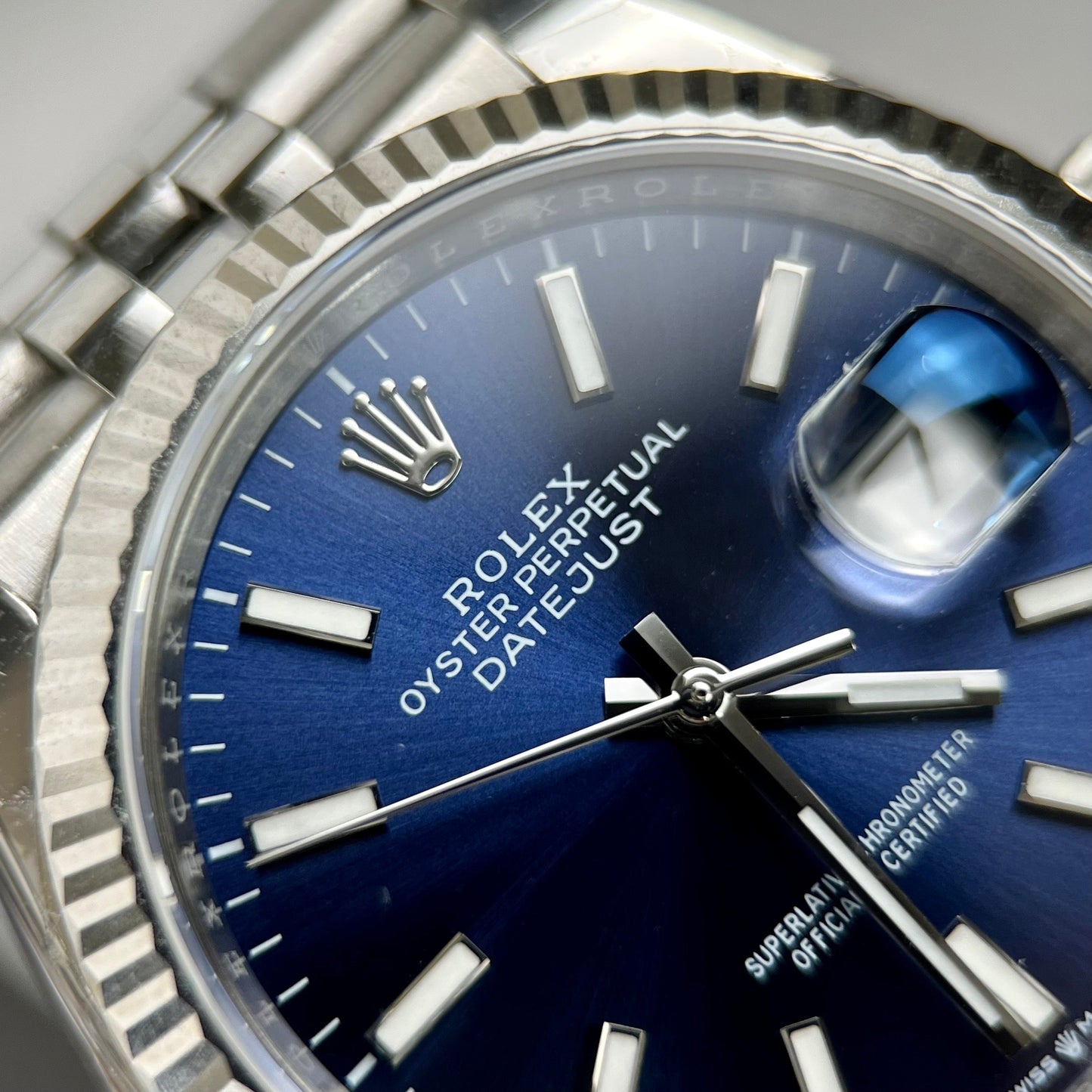 Rolex Datejust M126234-0017 Oystersteel 1:1 Meilleure édition EW Factory Cadran bleu