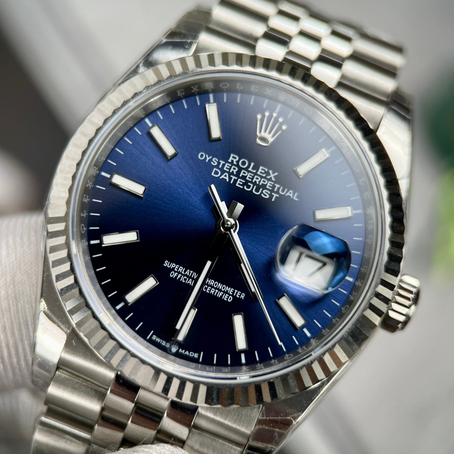 Rolex Datejust M126234-0017 Oystersteel 1:1 Meilleure édition EW Factory Cadran bleu