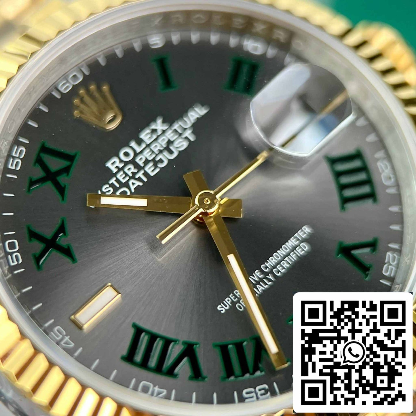 Replica Rolex Datejust 36 126233 Wimbledon Dial Best 1:1 Edition VS Factory