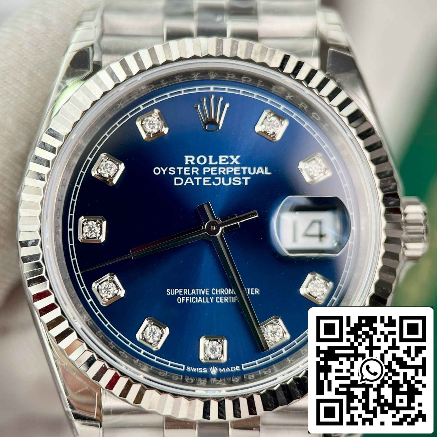 Replica Rolex Datejust 36 M126234-0037 Oystersteel Miglior edizione 1:1 VS Fabbrica