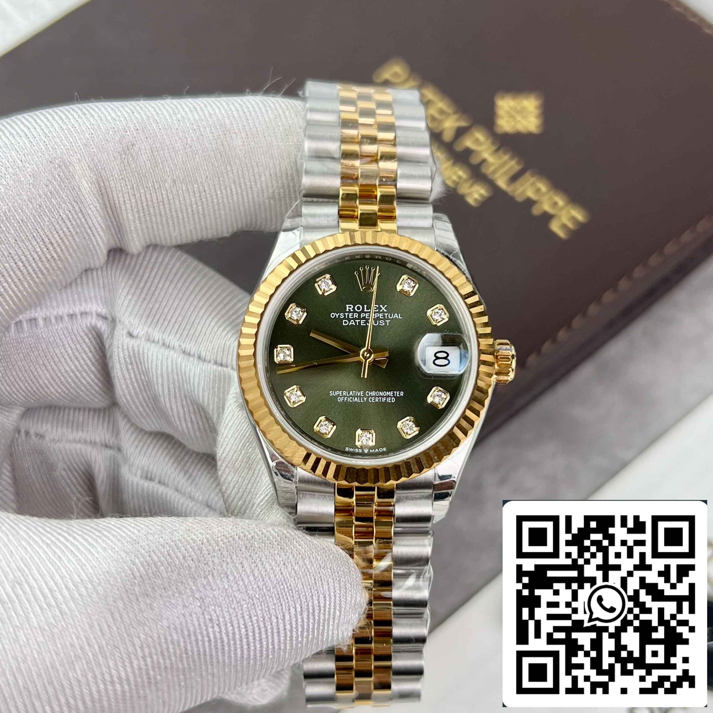 Replica Rolex Datejust 31 M278273-0030 Oystersteel 31mm EW migliore edizione di fabbrica