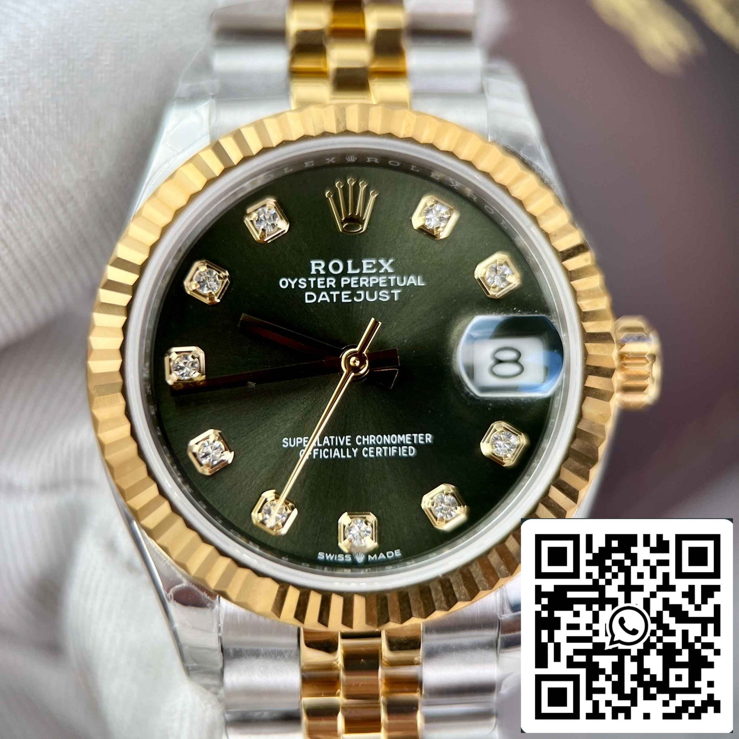 Replica Rolex Datejust 31 M278273-0030 Oystersteel 31mm EW migliore edizione di fabbrica