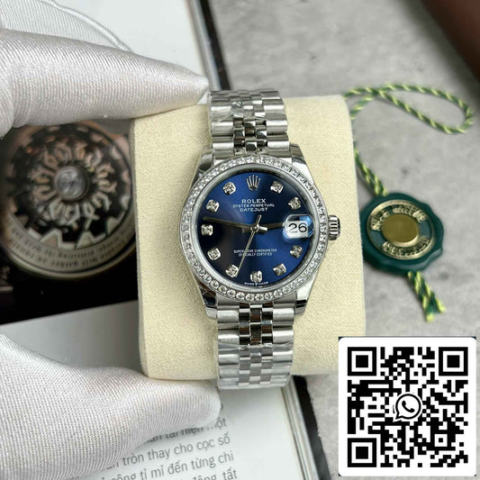 Replik Rolex Datejust M126284RBR-0029 Oystersteel 31mm EW Fabrik