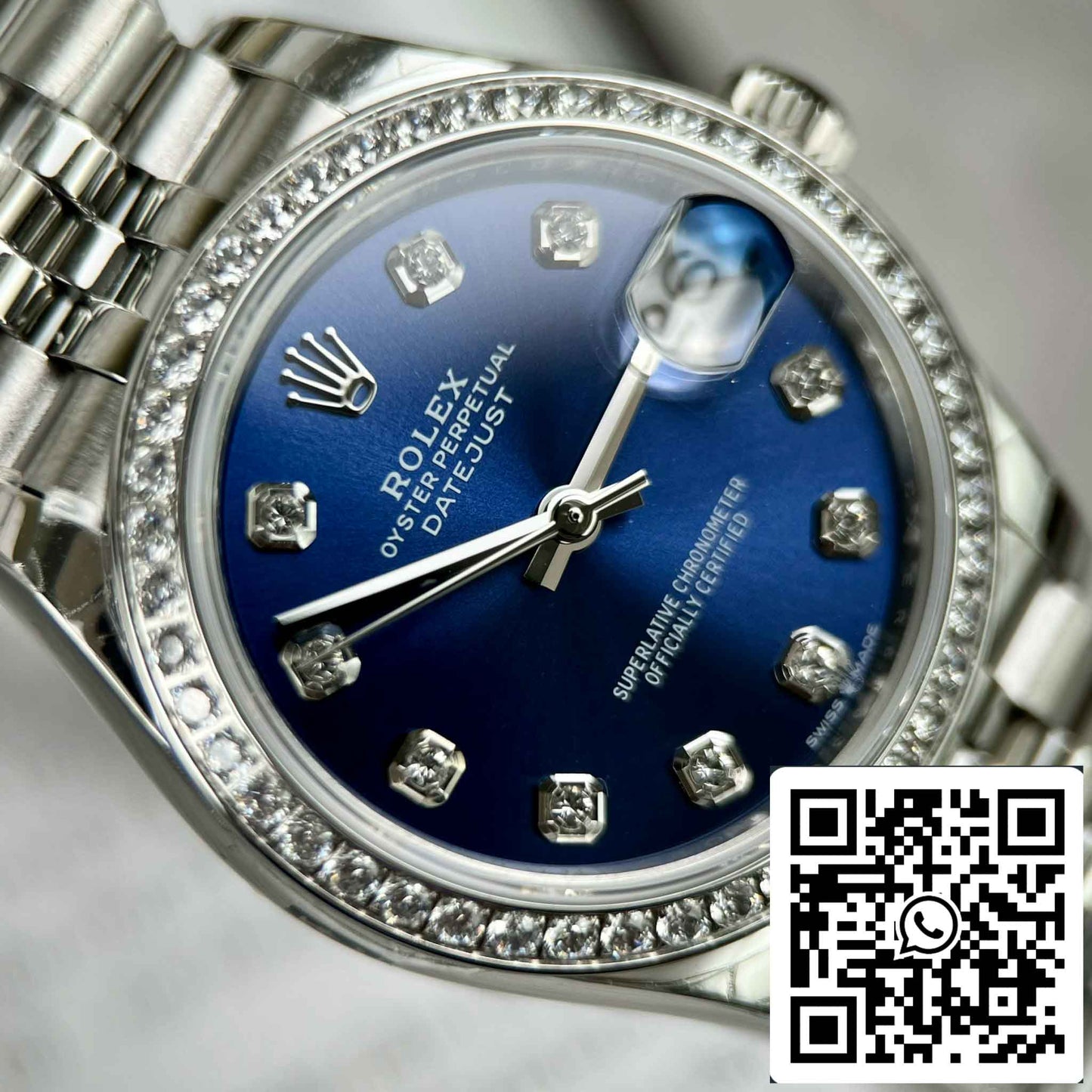 Replica Rolex Datejust M126284RBR-0029 Oystersteel 31mm EW Fabbrica