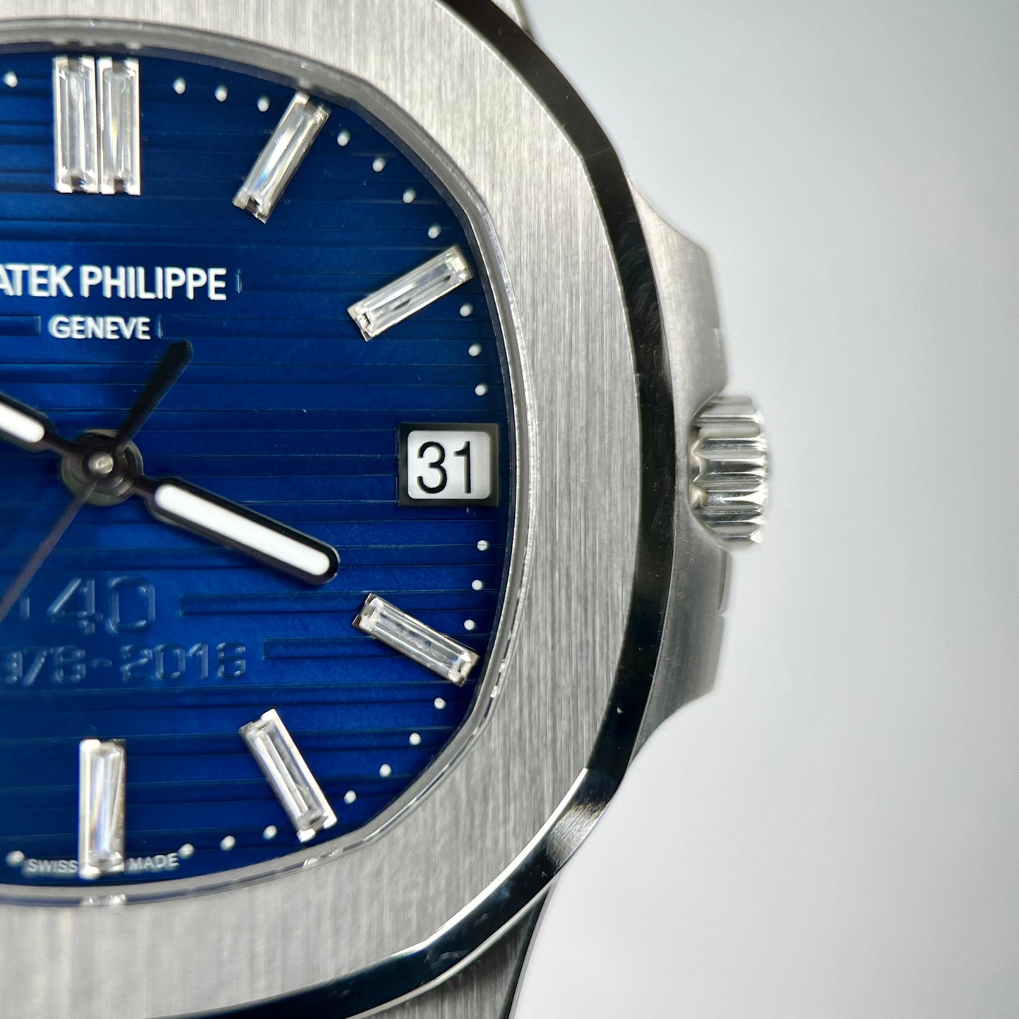 Patek Philippe Nautilus 5711/1P 40ème anniversaire 3K Factory 1:1 Meilleure édition suisse ETA324