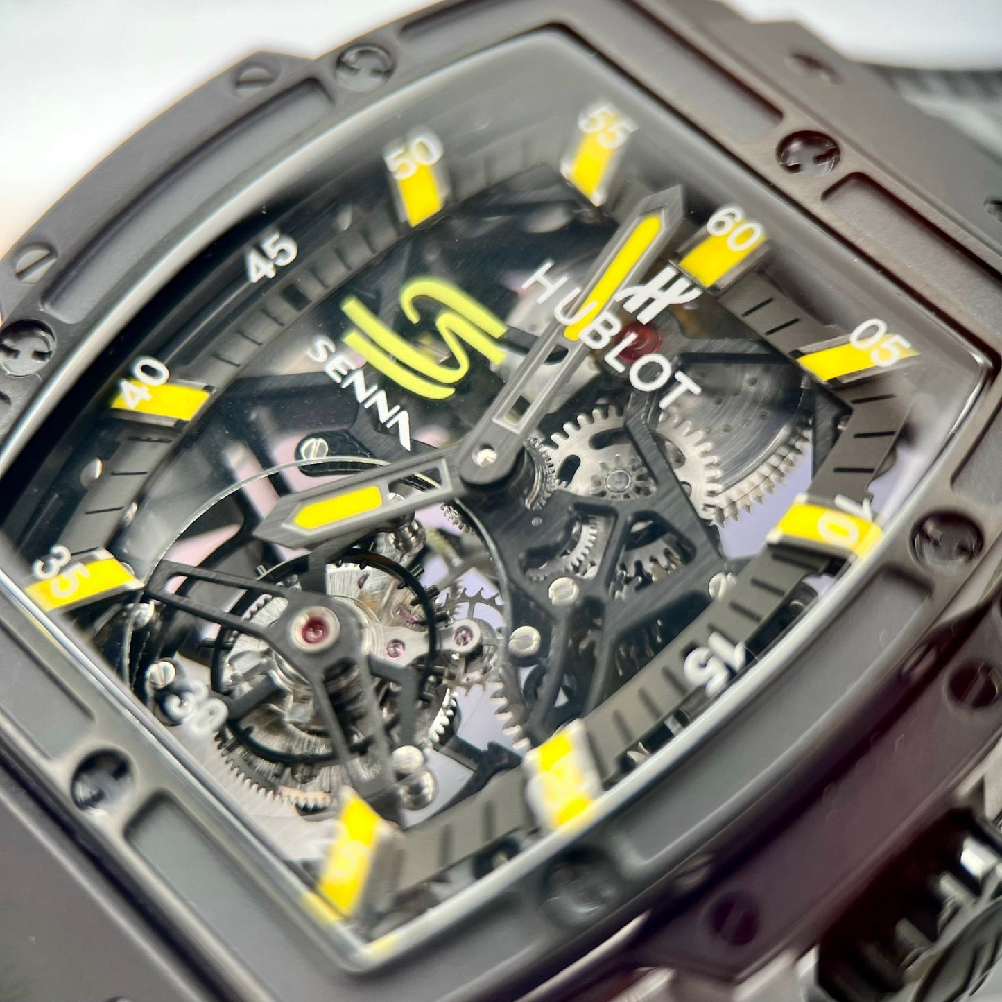 Replica Hublot Masterpiece Tourbillon 906.ND.0129.VR.AES12 1:1 Best Edition Black PVD Swiss HUB 9006