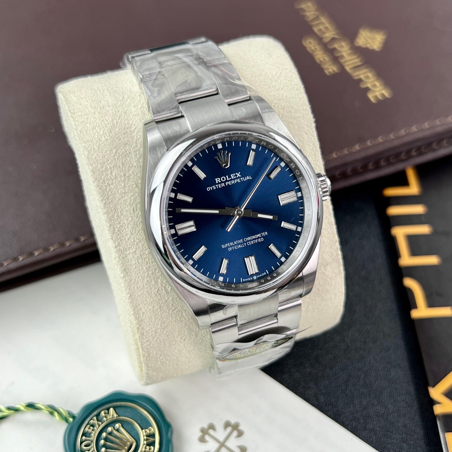 Rolex Oyster Perpetual M126000-0003 36MM 1:1 Best Edition Clean Factory Blue dial