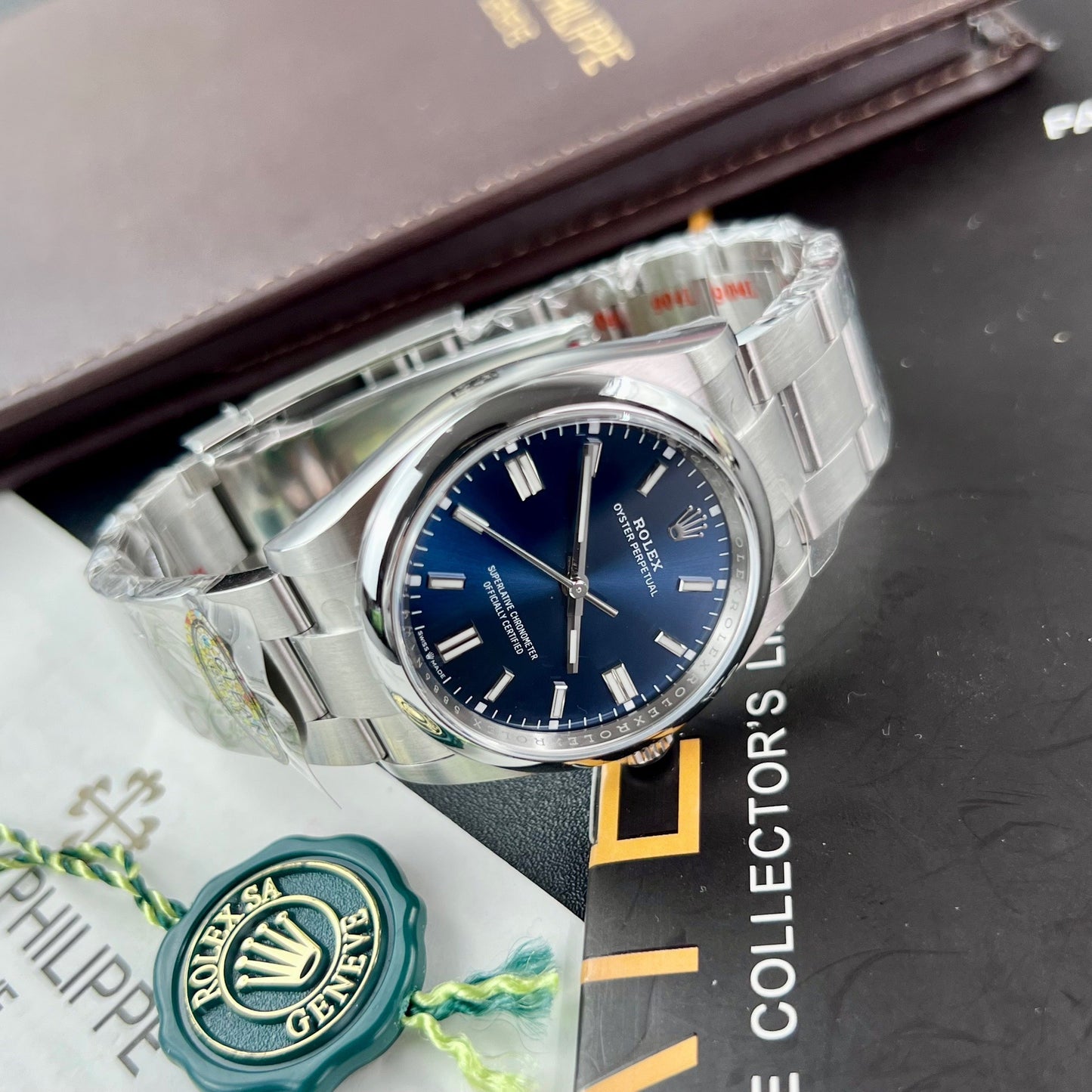 Rolex Oyster Perpetual M126000-0003 36MM 1:1 Best Edition Clean Factory Blue dial