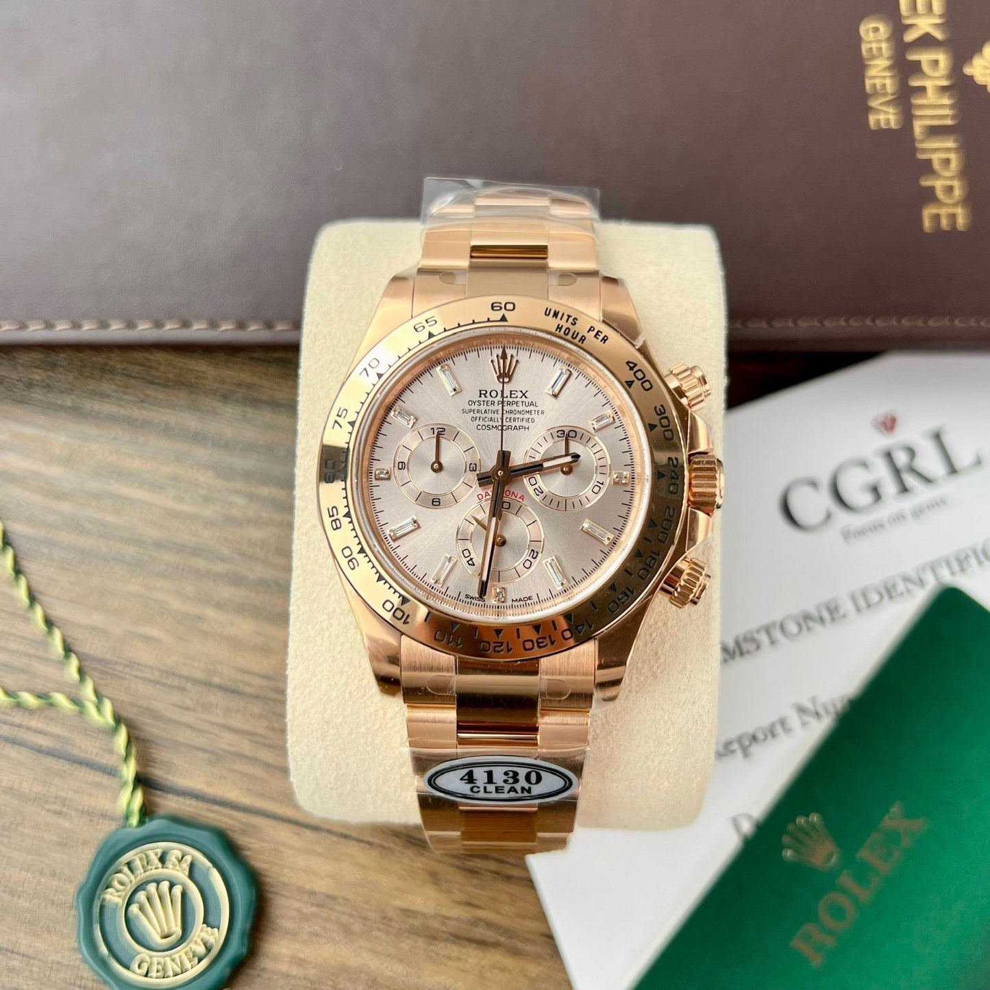 Rolex Cosmograph Daytona 40 mm Or Everose 116505 1: 1 Meilleure édition Clean Factory Version la plus récente