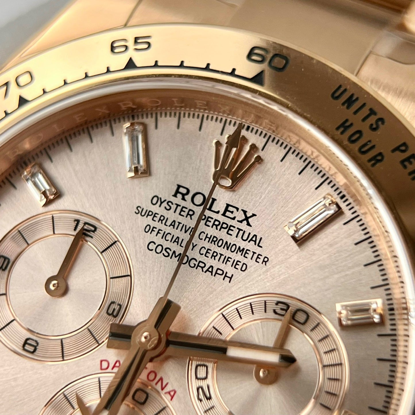 Rolex Cosmograph Daytona 40 mm Or Everose 116505 1: 1 Meilleure édition Clean Factory Version la plus récente