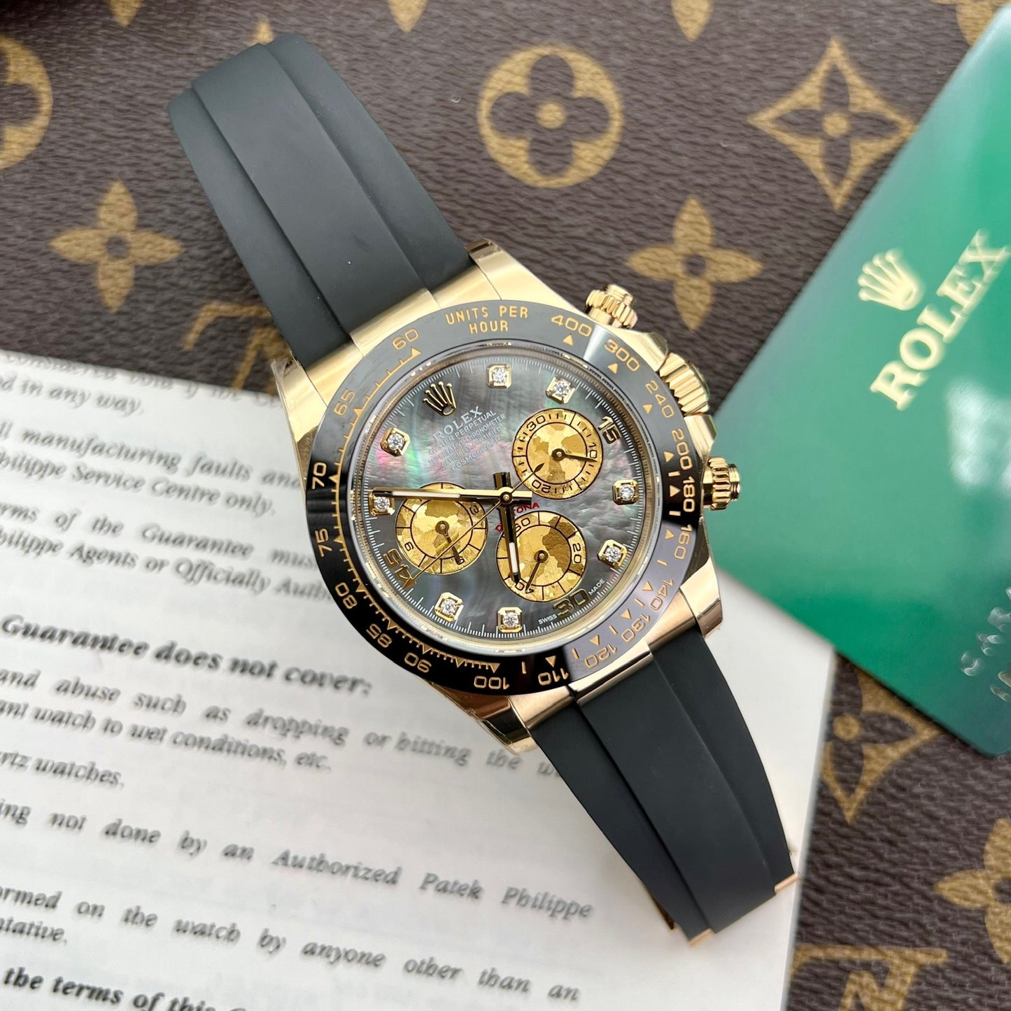 Rolex Daytona 116518 Madrepérola Preto 1:1 melhor edição BT Factory