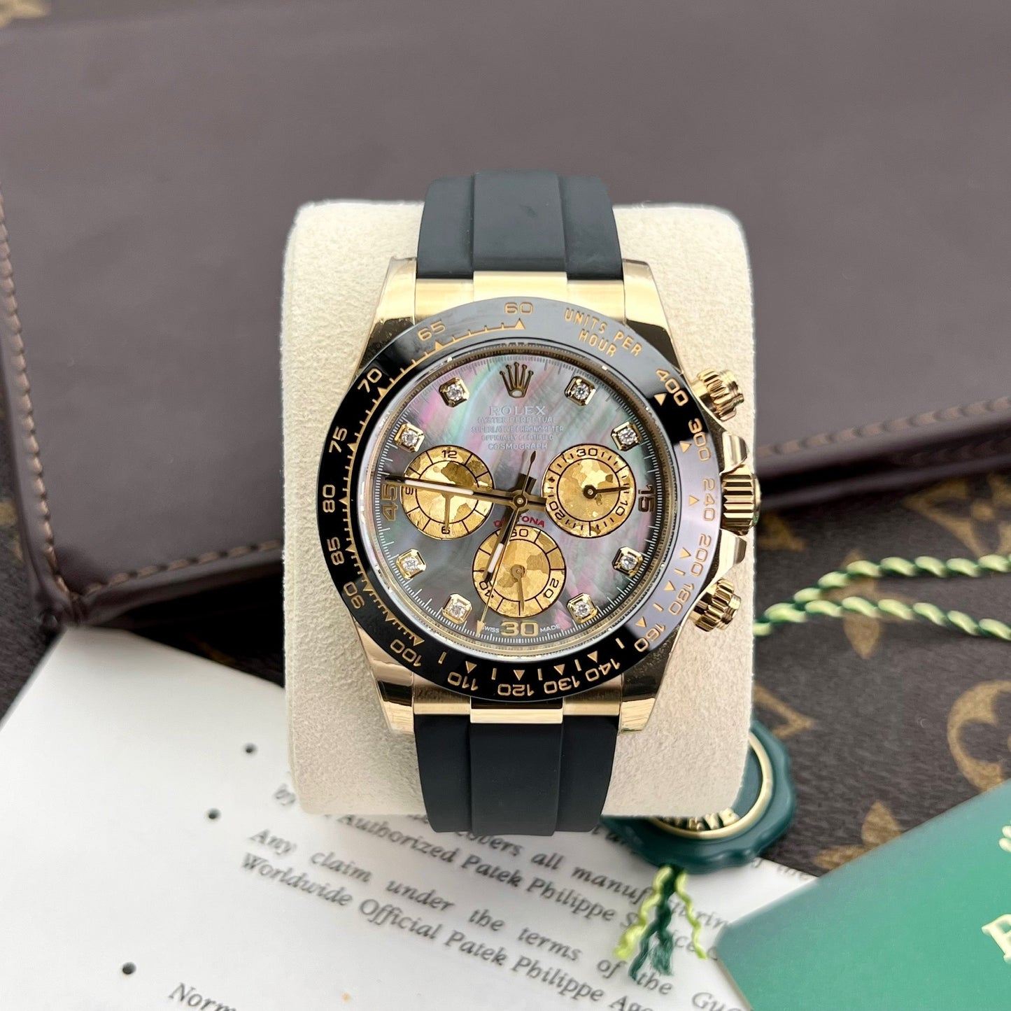 Rolex Daytona 116518 Madrepérola Preto 1:1 melhor edição BT Factory