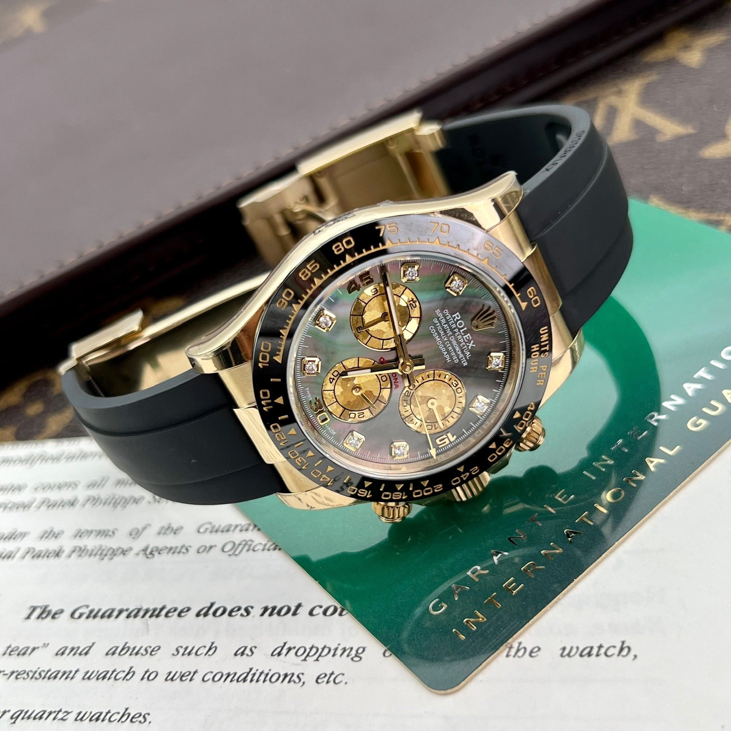 Rolex Daytona 116518 Madrepérola Preto 1:1 melhor edição BT Factory