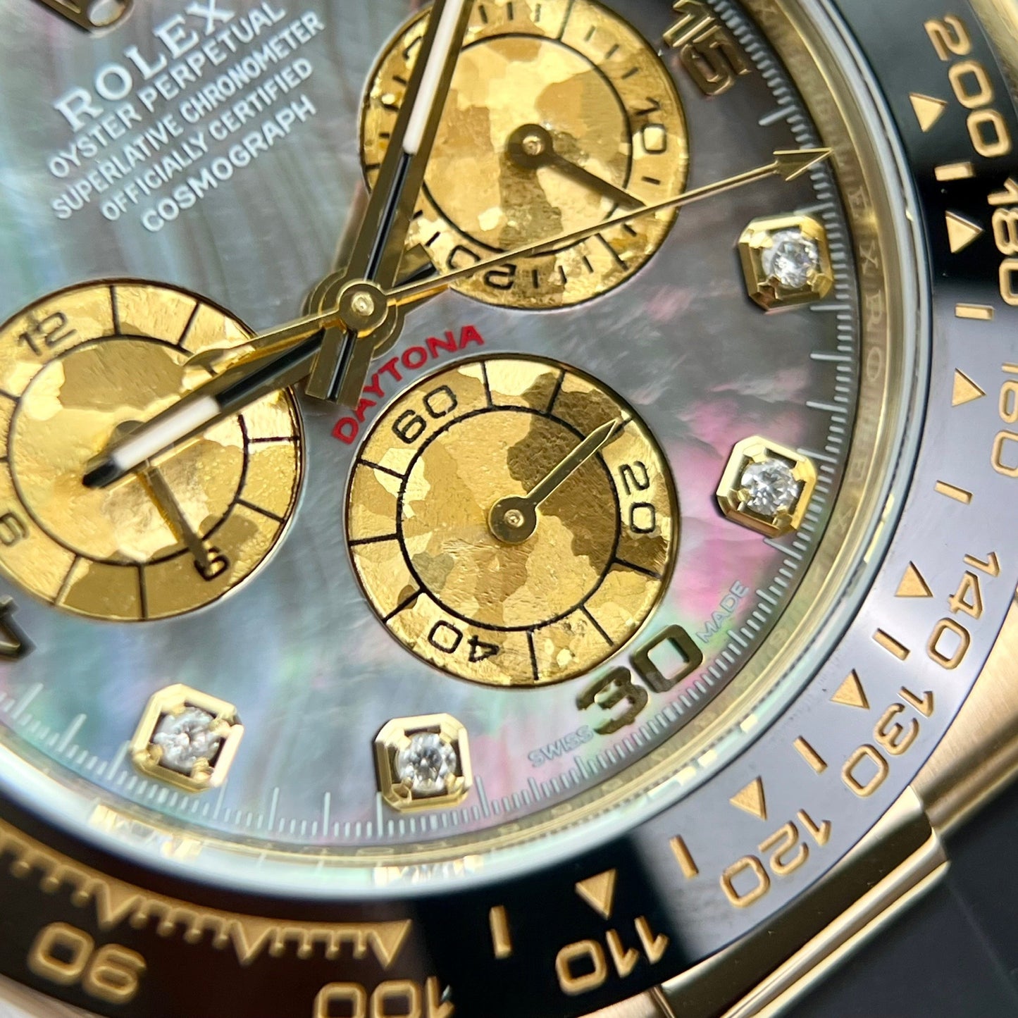 Rolex Daytona 116518 Madrepérola Preto 1:1 melhor edição BT Factory