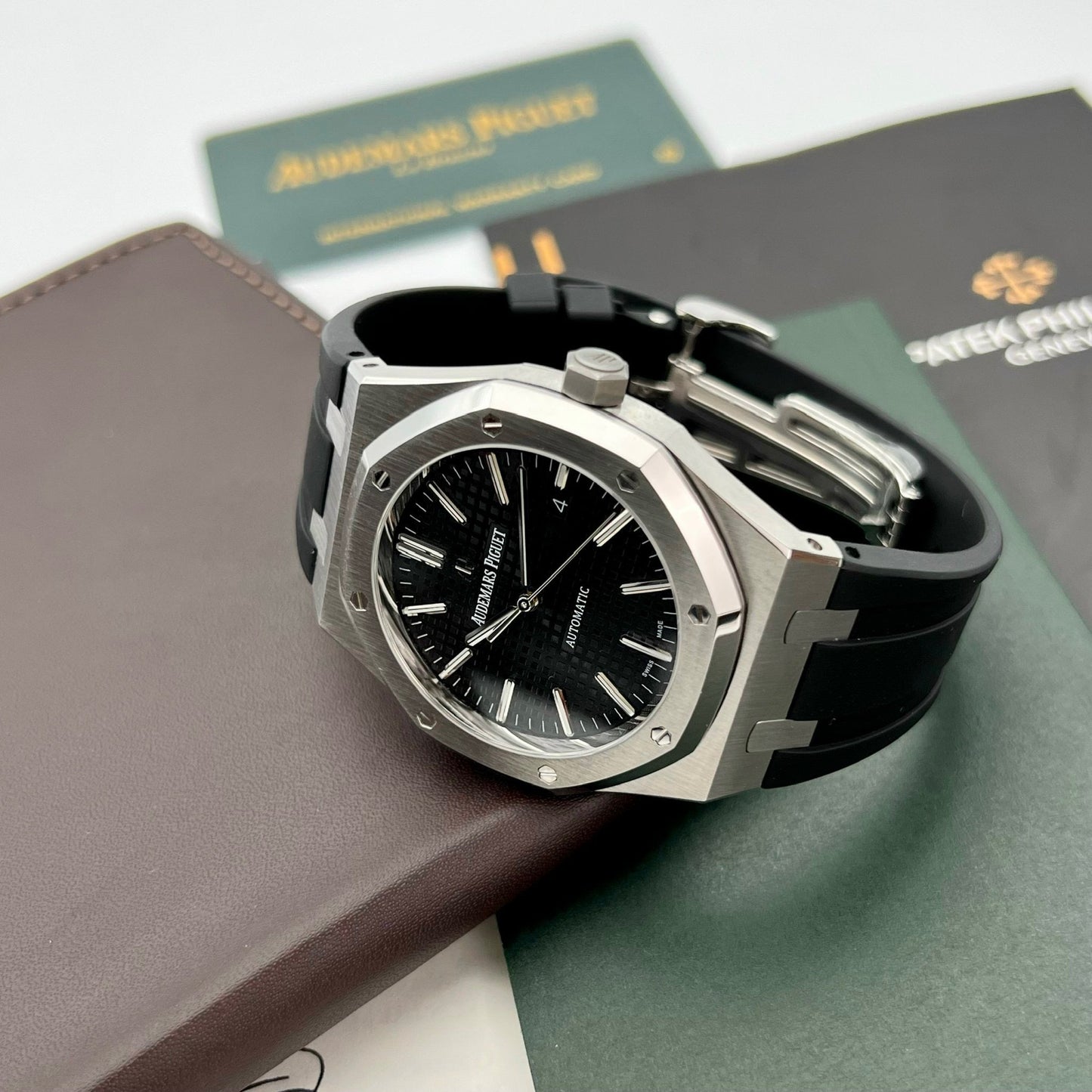 Audemars Piguet Royal Oak 15400 1:1 Meilleure édition APS Factory Cadran noir