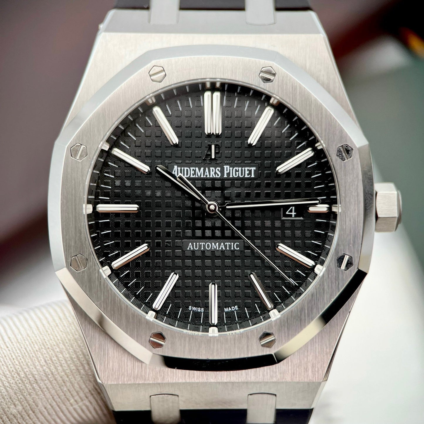 Audemars Piguet Royal Oak 15400 1:1 Meilleure édition APS Factory Cadran noir