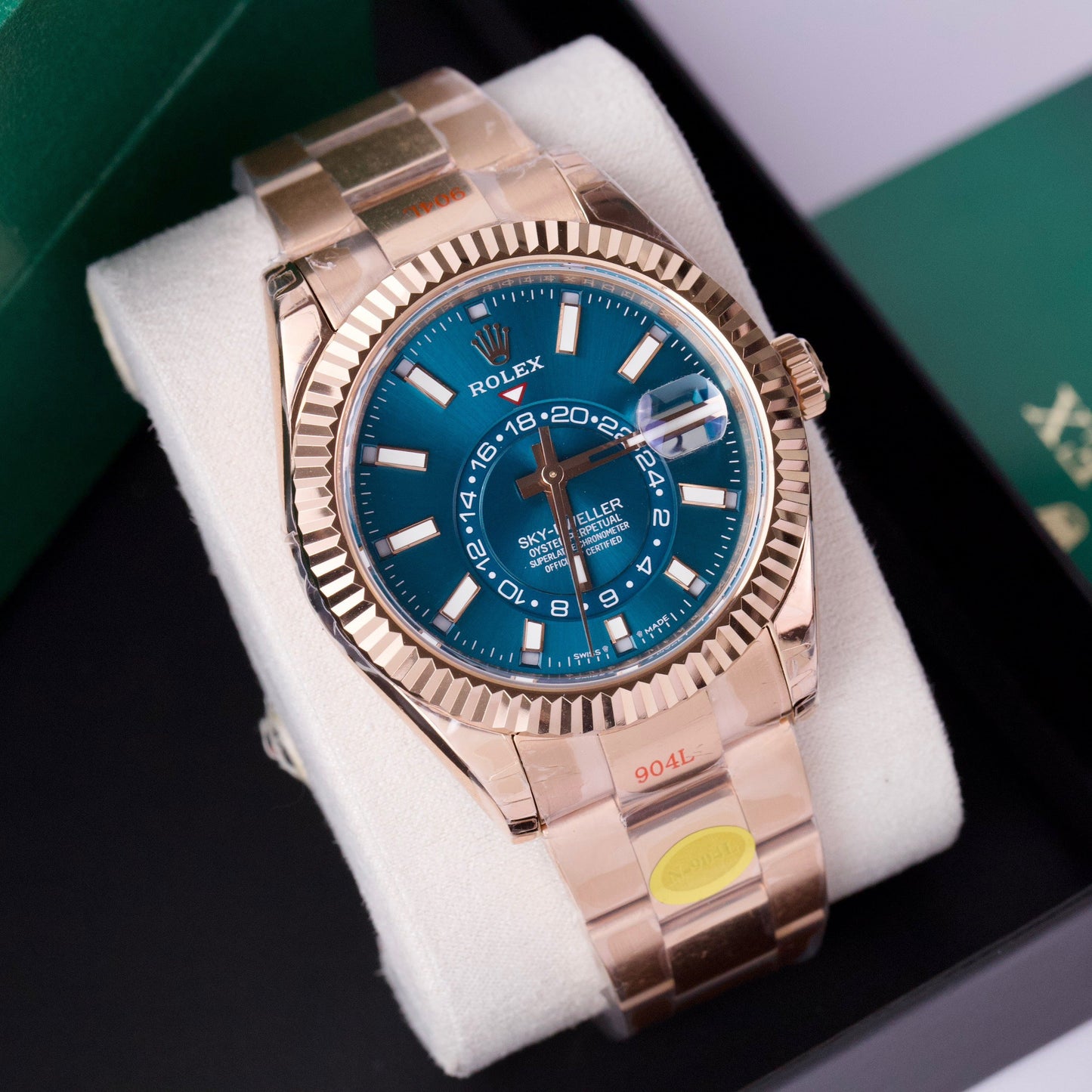 Rolex Sky Dweller M336935-0001 Or Everose V2 Meilleure édition 1:1 Noob Factory