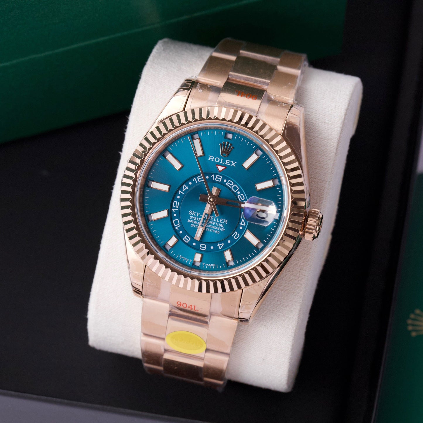 Rolex Sky Dweller M336935-0001 Or Everose V2 Meilleure édition 1:1 Noob Factory