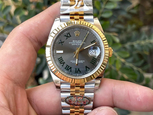 Rolex Datejust M126333-0020 1:1 Best Edition Clean Factory 41mm Wimbledon Dial